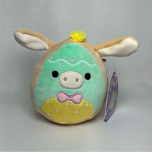 NWT ORIGINAL SQUISHMALLOWS Kepler The Cookie Donkey Stuffed Plush 6” Toy - Picture 1 of 5